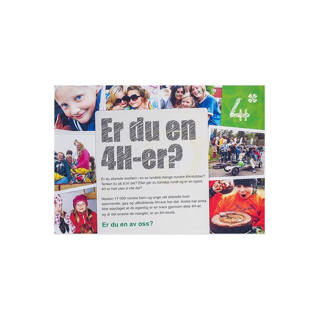Er du en 4H-er 4H Er du en 4H-er Bokmål
