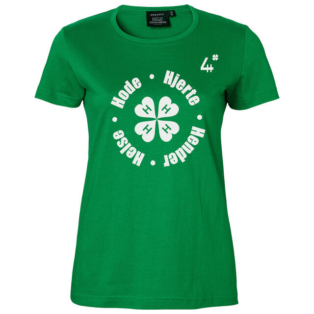 4H-skjorte til dame S 4H Skjorte W S BrightGreen