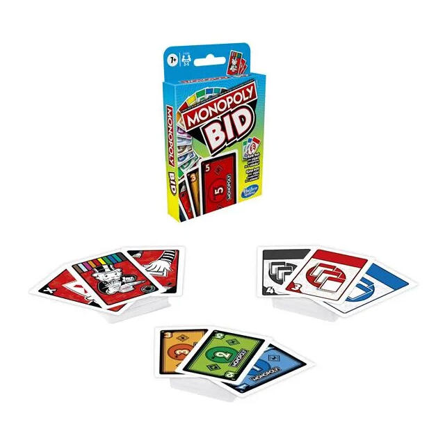 Monopol-kortstokk Hasbro Monopoly Bid 