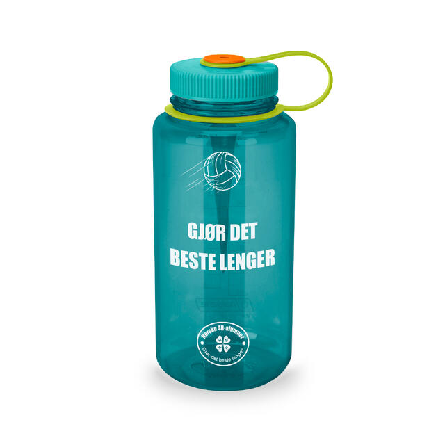 4H-alumner flaske Nalgene Wide Sustain 1 liter Cerulea 4H 