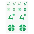 Klistremerkeark 4H Klistremerker A4