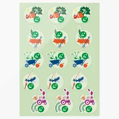 Klistremerkeark 4H Klistremerker A4