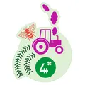 4H stoffmerke 4H Stoffmerke med traktor