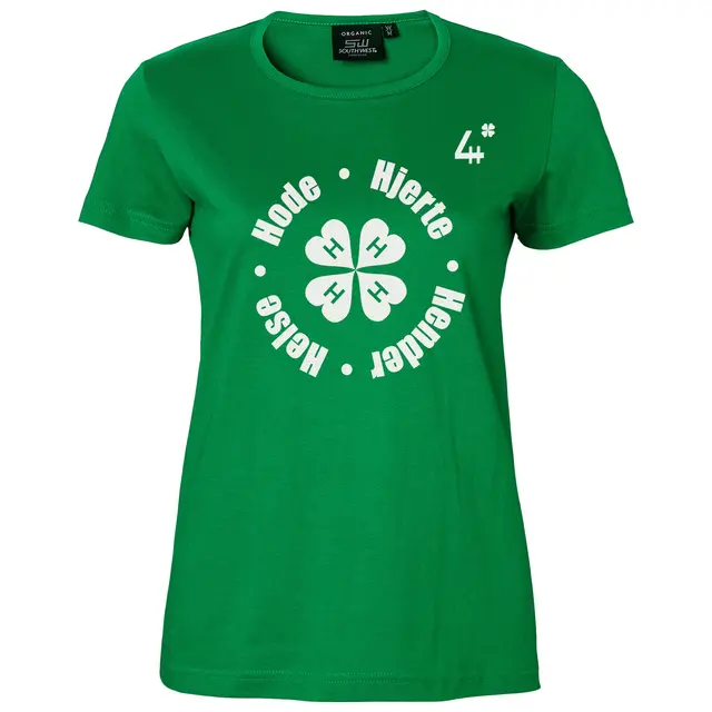 4H-skjorte til dame M 4H Skjorte W M BrightGreen 