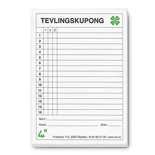 Tevlingskupong 4H Tevlingskupong