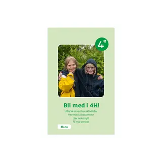 Bli med i 4H 4H Vervekort Green Nynorsk