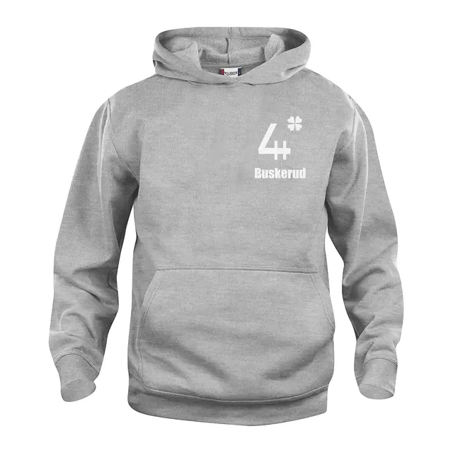Buskerud-genser til barn 5–7 år 4H Hoody Jr 110/120 095 Buskerud 