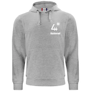 Buskerud-genser til voksen 4H Hoody U 095 Buskerud