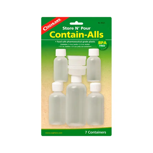 Beholdere til reise Coghlans Beholdere til reise 7 deler 