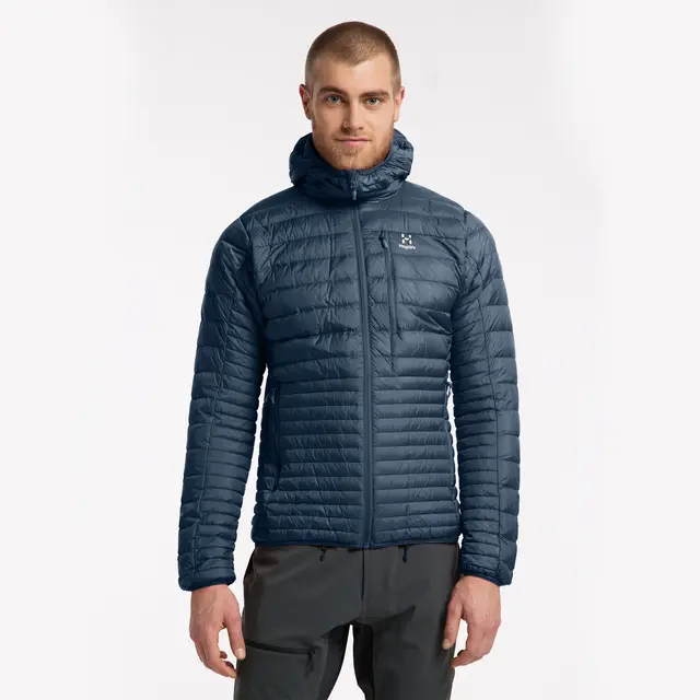 Dunjakke til herre S Haglöfs Micro Nordic Down Hood M S 3N5 