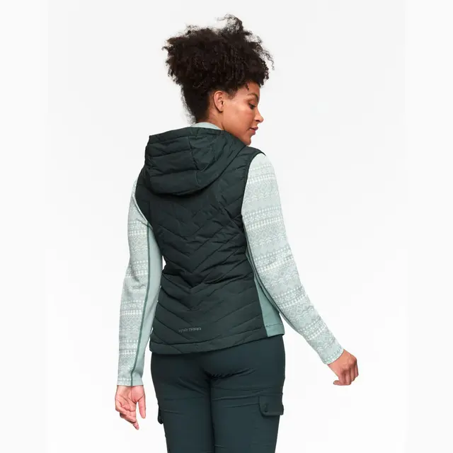 Dunvest til dame S Kari Traa Eva Down Vest W S Pine 