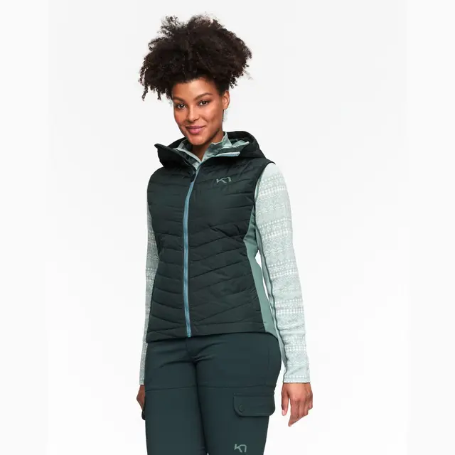 Dunvest til dame S Kari Traa Eva Down Vest W S Pine 