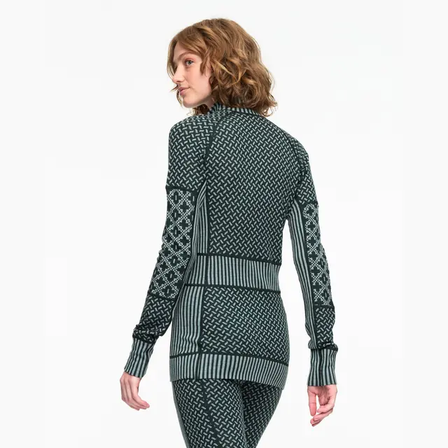Trøye til dame XS Kari Traa Smekker Zip W XS Pine 