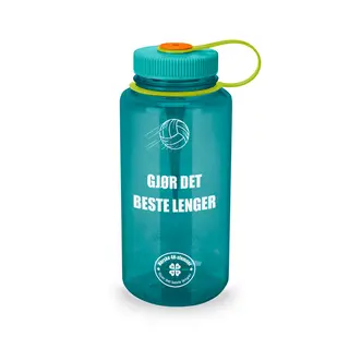 4H-alumner flaske Nalgene Wide Sustain 1 liter Cerulea 4H