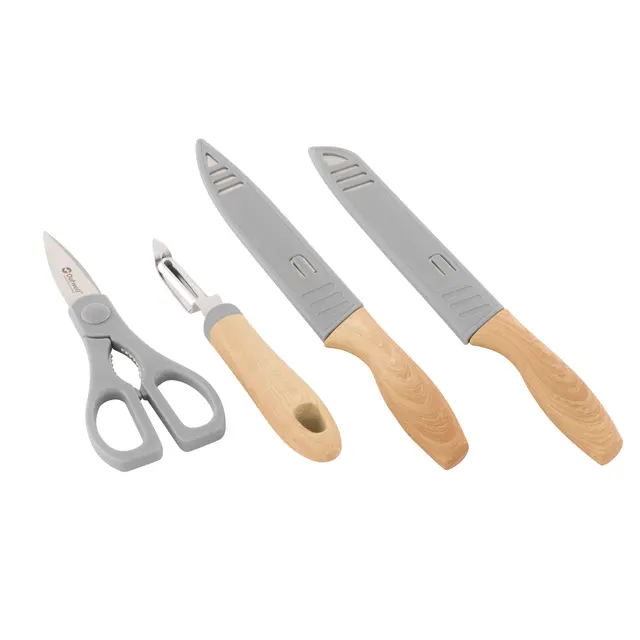 Knivsett med saks Outwell Chena Knife Set with Peeler Scis 