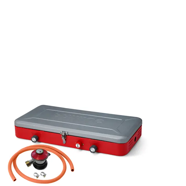 Gasskjøkken 2 x 3,3 kW Primus Atle II med adapter 