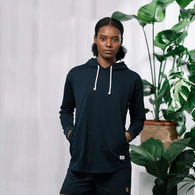 Hettegenser til dame M Tufte Puffin Relaxed Hoodie W M 049 