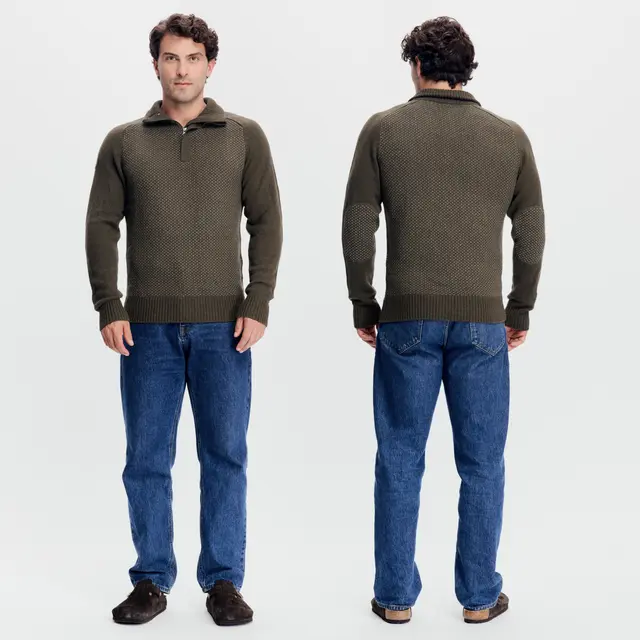 Genser til herre M Tufte Robin Low Half Zip M M 303 