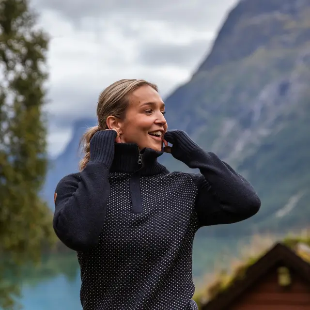 Genser til dame XS Tufte Robin Low Half Zip W XS 117 