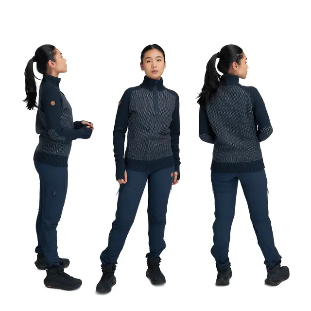 Genser til dame XS Tufte Robin Low Half Zip W XS 117 