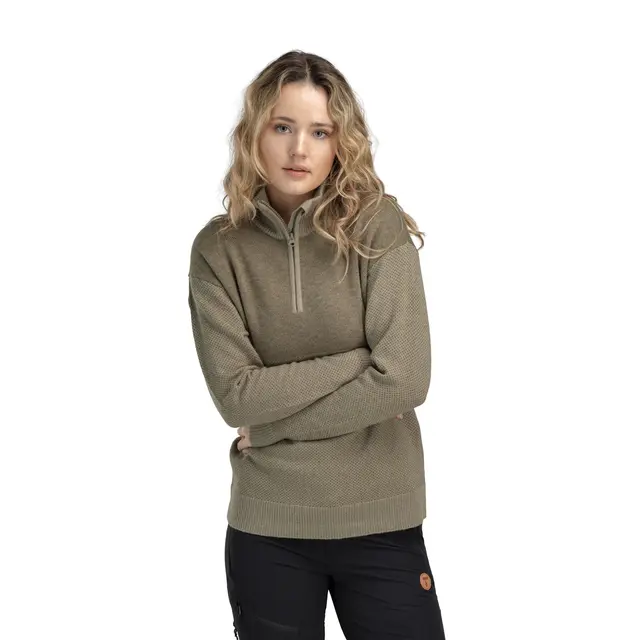 Genser til dame M Tufte Robin Stitch Half Zip W M 302 