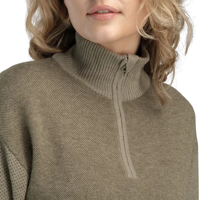 Genser til dame M Tufte Robin Stitch Half Zip W M 302 