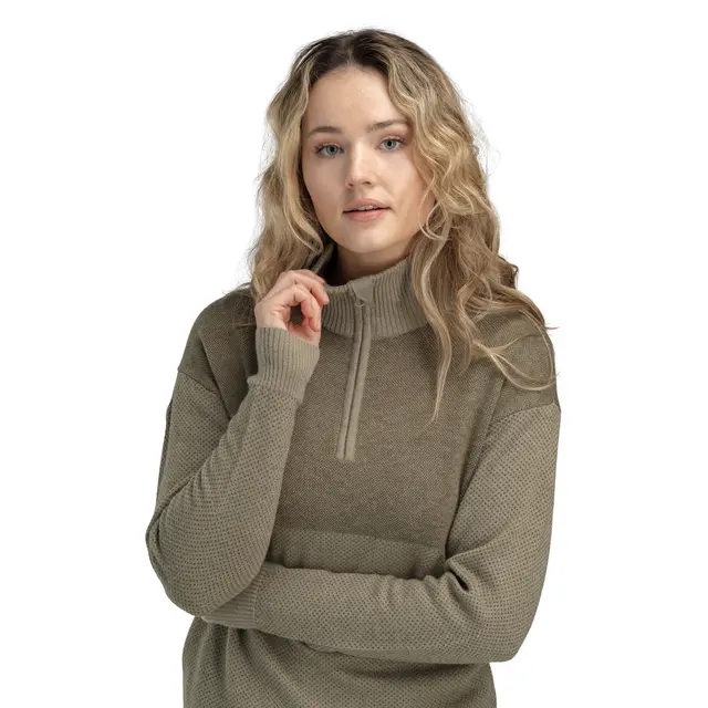 Genser til dame M Tufte Robin Stitch Half Zip W M 302 