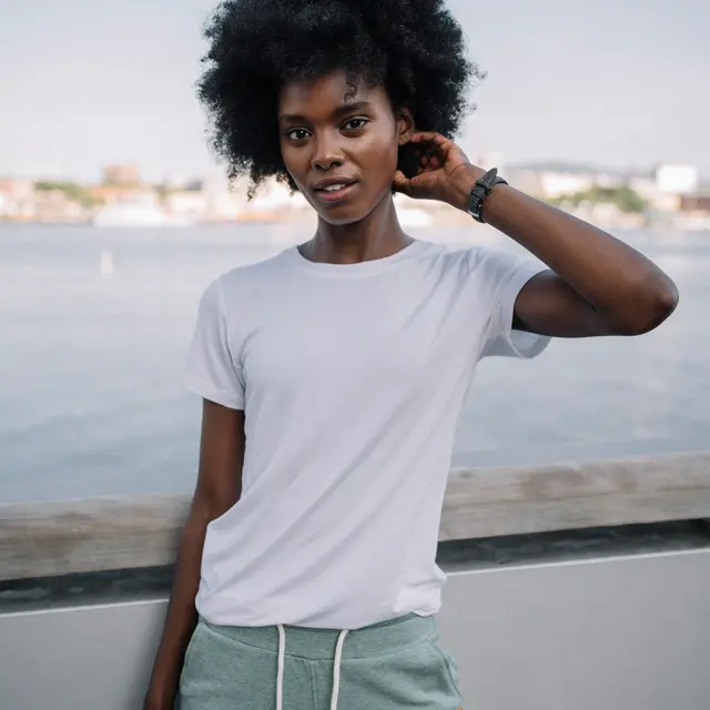 Skjorte til dame M Tufte SoftBoost Crew Tee W M 002 